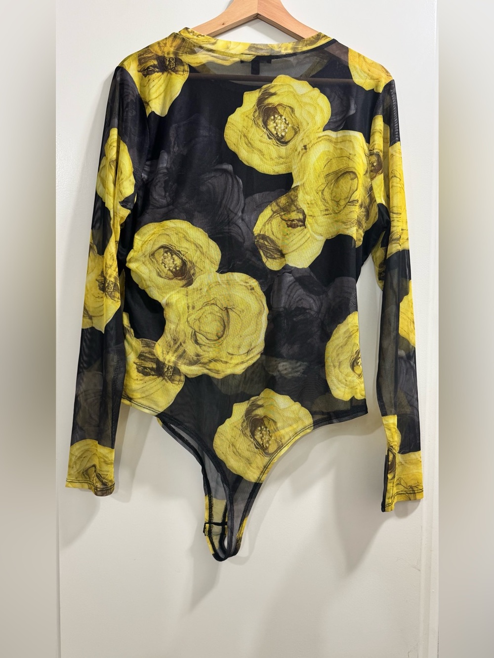 Fashion Nova, Always Blooming Mesh long sleeve Bodysuit , Women’s , 2X 🌼 - Picture 4 of 9